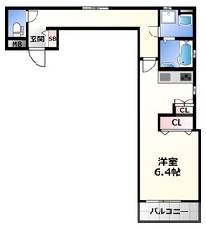 クリエオーレ長瀬の物件間取画像